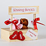 Kissing Booth With Heart Tag For Kiss Day