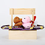 Wooden Kissing Booth & Dairy Milk Chocolates