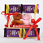 Wooden Kissing Booth With Dairy Milk Chocolates