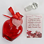 Chocolate Day Message in a Red Bottle