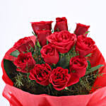 Cuddly & Chocolatey Affair- 12 Red Roses