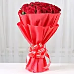 Vivid 30 Red Roses Bouquet