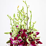 Roses And Orchids Vase Arrangement