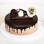Love You Valentine Chocolate Cake 1 Kg Eggless