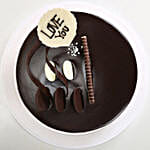 Love You Valentine Chocolate Cake Half Kg Eggless