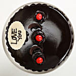 Love You Valentine Truffle Cake 1 Kg Eggless