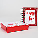 100 Reasons Love Book & Kit Kat Combo