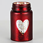 Red Heart Jar & Valentines Scroll Combo