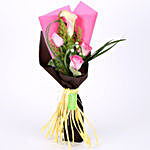 Pink Roses & Calla Lily Bouquet