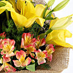 Bright Bouquet of Lilies & Alstroemeria