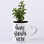 Jade Plant In Love Special Ceramic Mug