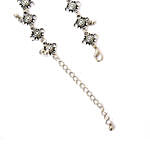 Antique Silver Ball Charm Anklet