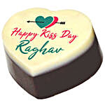 Personalised Kiss Day Heart Chocolates