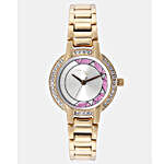 Personalised Sparkling Golden Watch