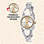 Personalised Stylish Silver Watch