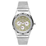 Personalised Trendy Steel Silver Watch