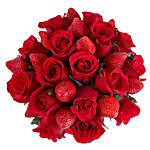 Roses & Strawberry Bowl -Delhi NCR, Mumbai & Bangalore Only