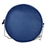 Purseus Circular Sling Bag- Blue