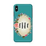 Apple iPhone XS Customised Floral Mobile Case