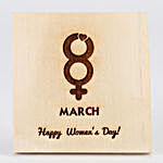 Happy Women's Day Wooden Table Top