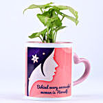 Syngonium Plant In Successful Women Mug