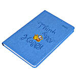Denim Bee Happy Personalised Notebook