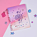 All of Me Loves All of You Personalised Notebook