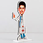 Personalised Male Doctor Caricature