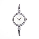 Metallic Bracelet Silver Watch
