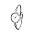 Metallic Bracelet Silver Watch