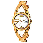 Personalised Stylish Golden Watch