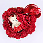 Hearty Arrangement Of Red Carnations