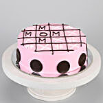 Tic Tac Toe Black Forest Cake For Mom- 1.5 Kg Eggless