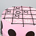 Tic Tac Toe Pineapple Cake For Mom- 1 Kg Eggless