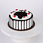Chocolaty Red Roses & Black Forest Cake Combo