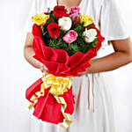 Special 8 Mixed Roses Bouquet