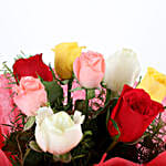 Special 8 Mixed Roses Bouquet