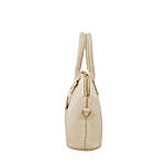 Classy LaFille Cream Handbag
