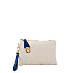 LaFille Teddy Keychain Handbag Set- Blue