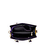 LaFille Teddy Keychain Handbag Set- Purple
