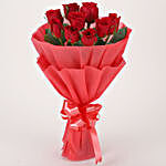 Vivid - 10 Red Roses Bouquet