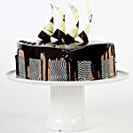 Heart Shaped Chocolate Cream Cake- 500gm