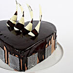Heart Shaped Chocolate Cream Cake- 500gm