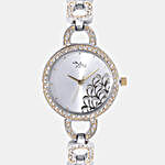 Personalised Chic Silver & Golden Watch