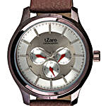 Personalised Classy Brown Watch For Him