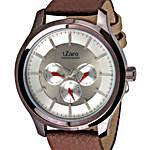 Personalised Classy Brown Watch For Him