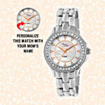 Personalised Shiny Silver Watch