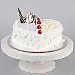 Heart Shaped White Forest Cake- Half Kg Eggless