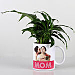 Peace Lily In Personalised Mug For Mom