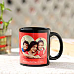 Personalised Red Heart Mug For Mother's Day
